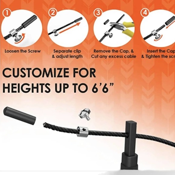 NOA Store 10 Ft Adjustable Skipping Jump Rope, Speed Rope NEW - Picture 8 of 8